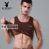 Playboy mens ấm vest nam trúng mùa đông áo sơ mi mùa thu đáy cộng với nhung dày lót đánh dấu đầu bông chặt chẽ. 