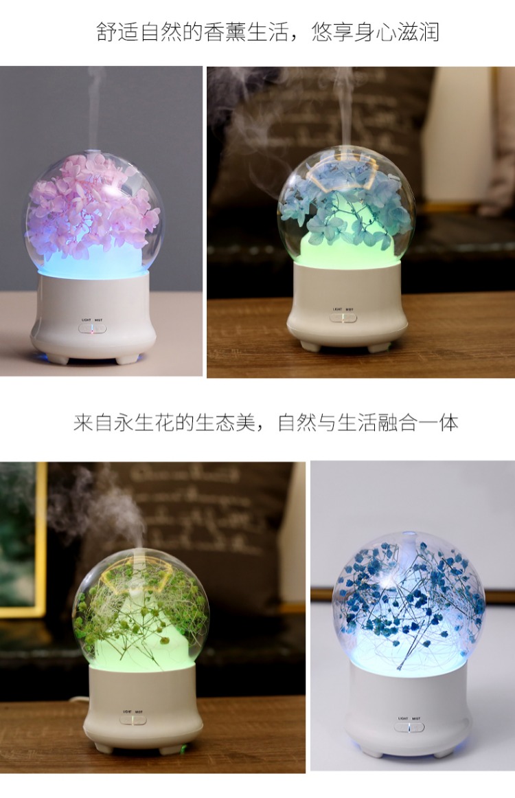 ếch phun sương tiki Máy tạo hương hoa vĩnh cửu máy tạo độ ẩm tinh dầu đêm ánh sáng ngày lễ sinh nhật quà tặng sáng tạo Ngày lễ tình nhân tặng bạn gái - Máy giữ ẩm hướng dẫn sử dụng deerma f628s