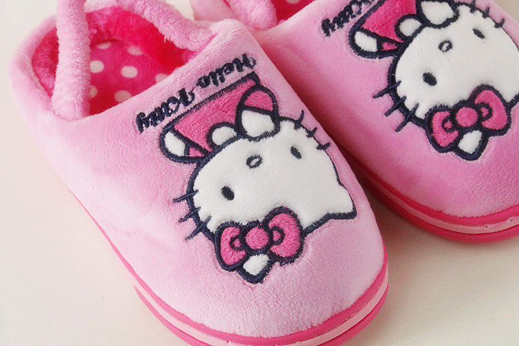 Chaussons enfants en autre HELLO KITTY pour hiver - semelle autre - Ref 1003871 Image 16