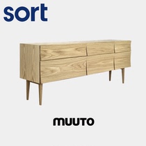 sort Danish MUUTO Nordic SIDEBOARD REFLECT SIDEBOARD imported oak black wood color