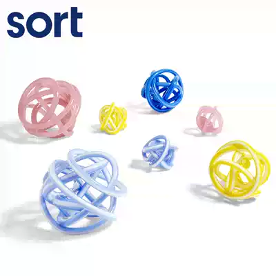 sort Danish HAY stained glass Knot Nordic creative design decoration decoration paperweight craft gift decoration paper town