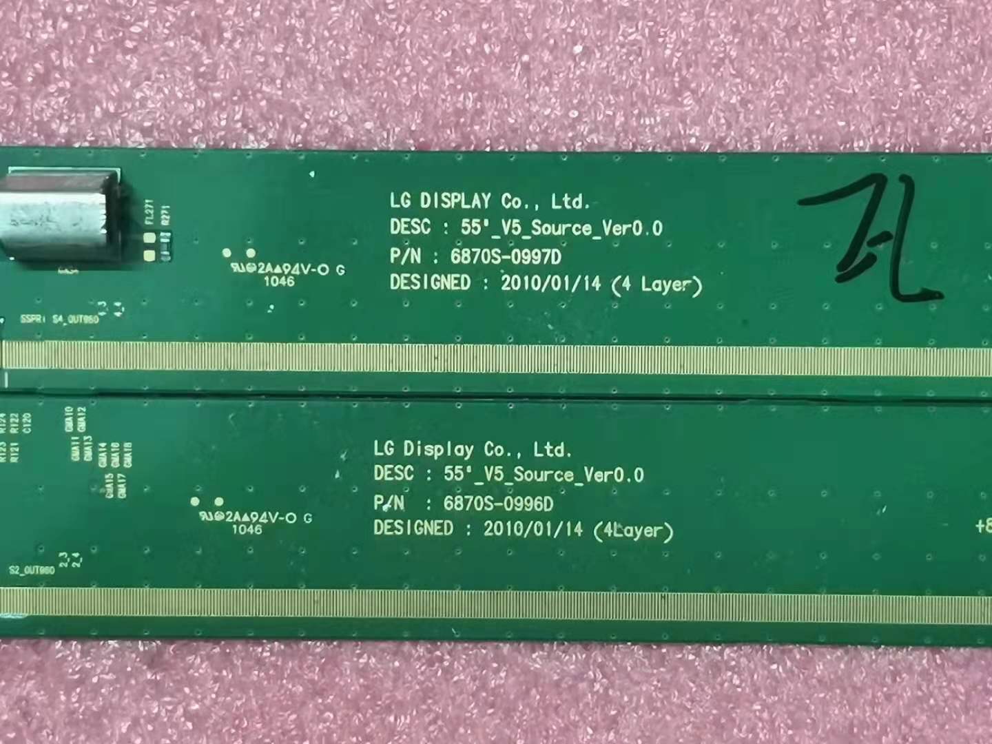 Original 55-inch dismantling side strip 6870S-0996D 6870S-0997D