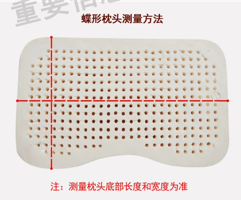 Vỏ gối thoáng khí mùa hè 60x40 Vỏ gối cao su Thái PT3 Bướm gối đẹp 50 * 30 bộ nhớ gối - Gối trường hợp gối tre