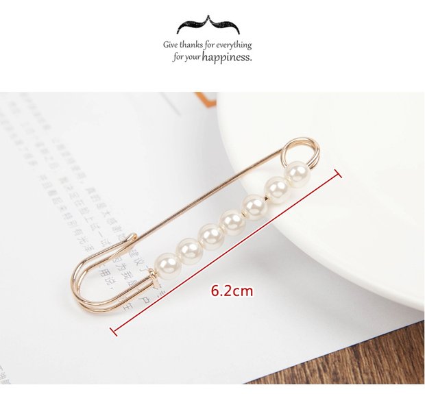 Trang sức Hàn Quốc thời trang cardigan nhỏ pin khóa Nhật Bản và Hàn Quốc phiên bản đơn giản trang trí ngọc trai trâm cài phụ nữ cài áo công sở đẹp
