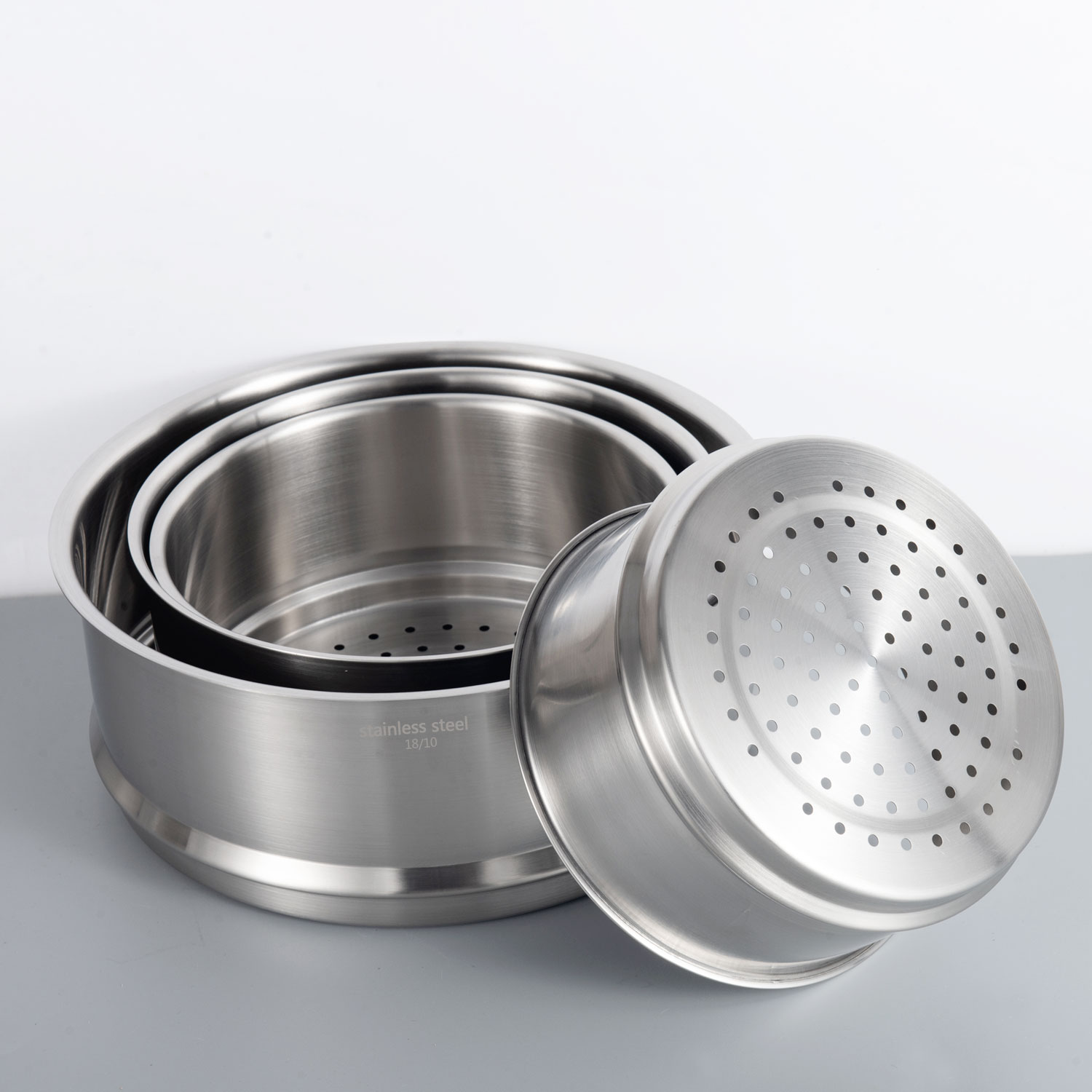 Exit Germany 18-10 Stainless Steel Steamer 304 Steam Cage Brag Drain Basket 16 16 18 20 cm