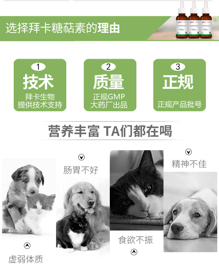 Baika bổ sung dinh dưỡng giải pháp puppies mèo trẻ vỗ béo phát triển canxi bổ sung pet dog điều hòa dạ dày kho báu chăm sóc sức khỏe sản phẩm sữa cho mèo con mất mẹ