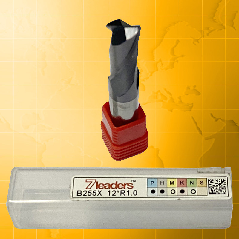 Seven stand B255X alloy milling cutter seven jun 7leaders B255X 12XR1 0 alloy ball cutter
