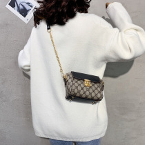 Lamode advanced sense small bag female 2021 New Tide hundred hic crossbody small bag leather simple chain