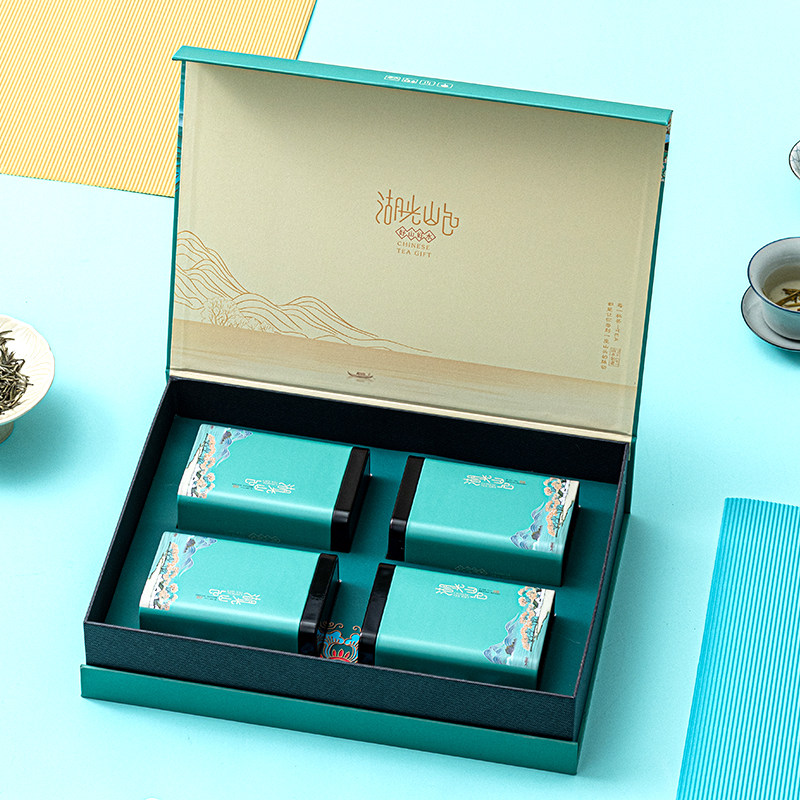 Tea Packaging Gift Box Empty Box Spring Green Black Tea Packaging Box Courtesy of half a catty of tea box empties box customization