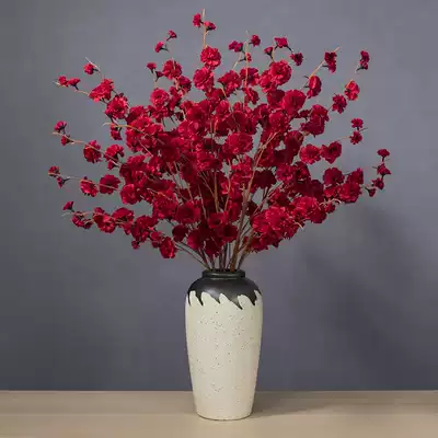 Simulation flower decoration fake flower indoor living room TV cabinet decoration decorative flower home decoration high-quality entrance decoration flower