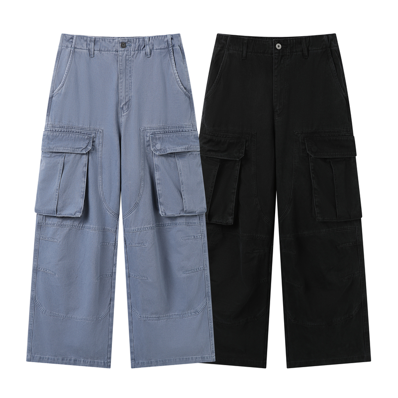 Drifta Washed Carpenter Cargo Double-Knee Washed Work Pants