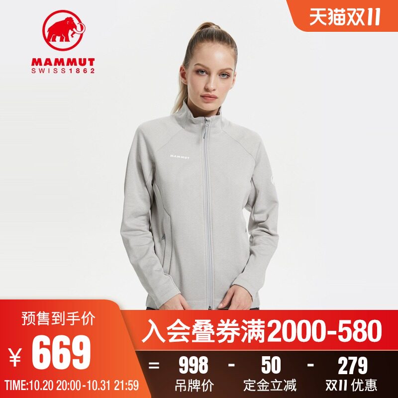 MAMMUT mammoth Nair autumn new light comfortable mid-top top fleece warm coat jacket women