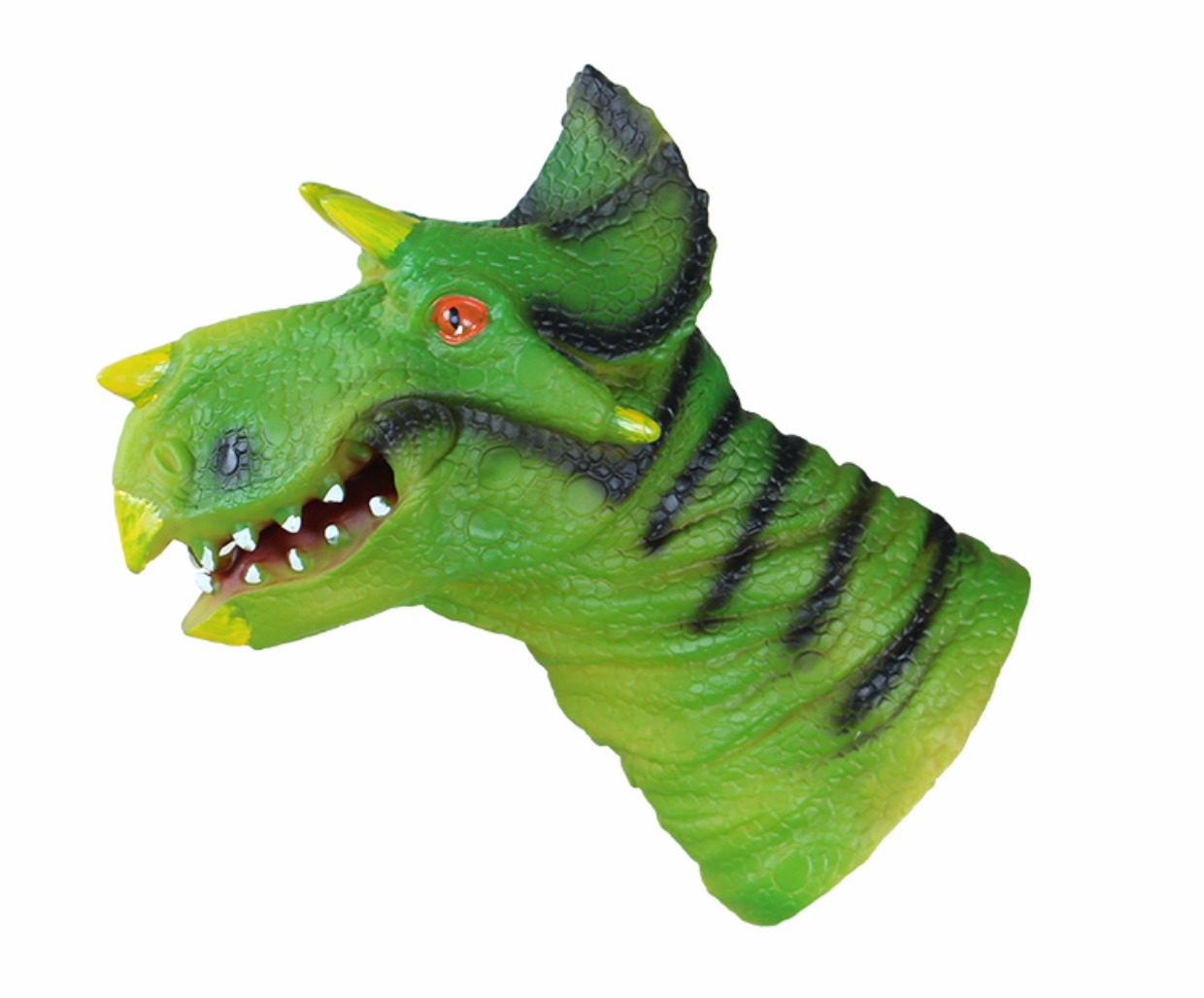 Cậu bé con khủng long tay rối mô phỏng bằng nhựa mềm mô hình Tyrannosaurus Rex Găng tay kích hoạt chơi đồ chơi tương tác nhà búp bê
