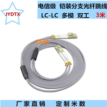 Custom-made LC to LC E2000 multi-mode duplex LSZH optical cable branch armored carrier-grade optical fiber jumper connection
