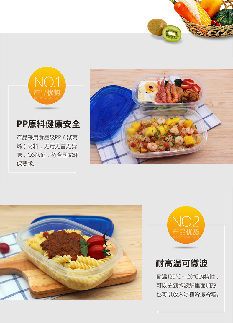 1000ml hộp ăn trưa cao cấp dùng một lần bộ đồ ăn màu xanh lá cây hộp salad trái cây hộp ăn trưa hộp takeaway hộp thức ăn nhanh hộp - Hộp cơm điện sưởi ấm hộp cơm hâm nóng chefman