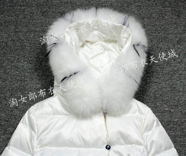 Retro ຕົ້ນສະບັບແບບຈີນຫມຶກພິມ fox fur collar mid-length hooded ລົງ windbreaker jacket ແມ່ຍິງຂະຫນາດໃຫຍ່