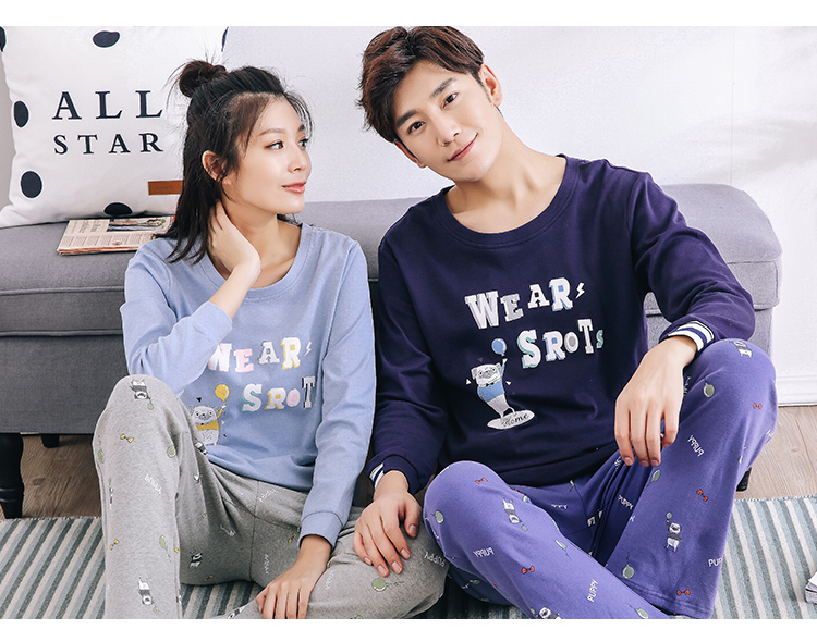 Pyjama mixte en Coton à manches longues - Ref 3006040 Image 57