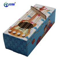 Eight-string piano DIY primary school science experiment Handmade materials Music gizmo toy Acoustic experiment