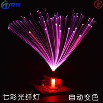 LED colorful fiber optic lights glow primary school students science small production diy science experiment toys science equipment