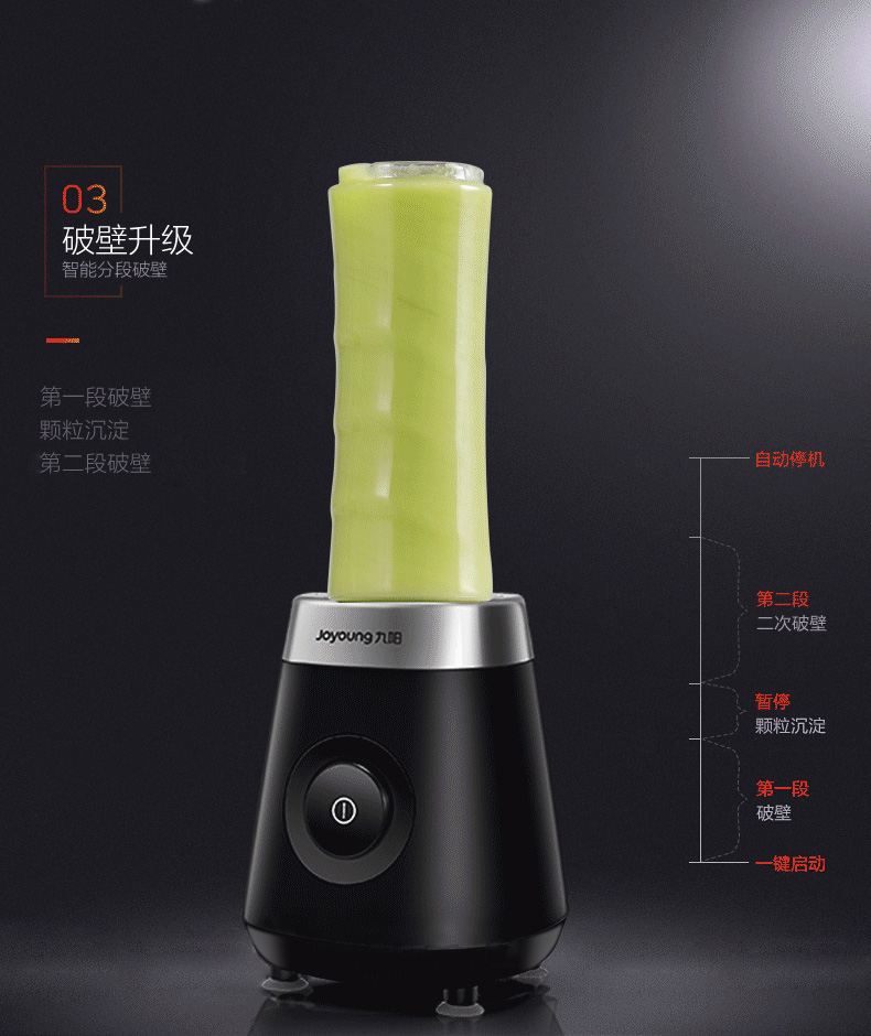 mua máy xay sinh tố Máy ép trái cây Joyoung / 九 阳 L6-C5 nhà cầm tay trái cây và rau quả đa năng mini máy ép hoa quả chậm