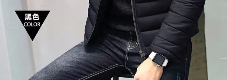 Áo cotton mùa đông nam ngắn cổ áo cotton nhẹ bông mùa đông trẻ trung cộng với nhung ấm áp áo khoác cotton Hàn Quốc áo khoác vest nam