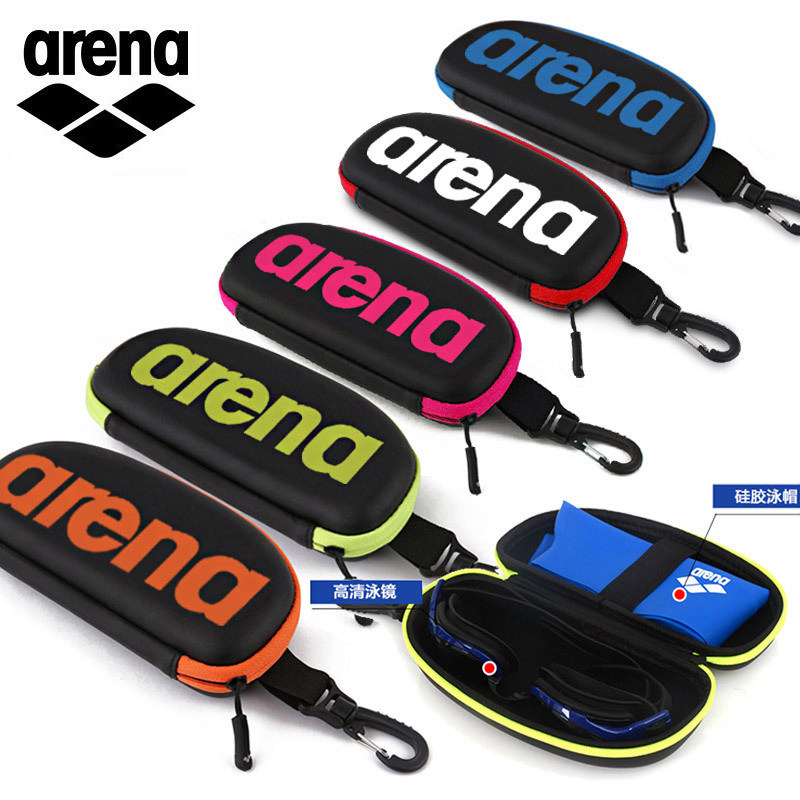 Arena Arena Swimming Goggles Box Special Mirror Box for Swimming Goggles Portable Fashion Mirror Box Swimming Goggle Storage Box
