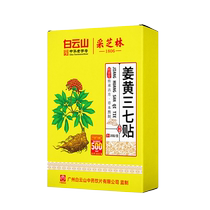 Baiyunshan Turmeric Panax notoginseng patch for muscle and bone pain shoulder neck lumbar spine neck and knee hot compress patch shoulder and leg joint patch 1668