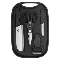 Baby food supplement knife set baby special kitchen knife cutting board home kitchen knife storage package combination 1789