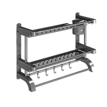 Bathroom shelf toilet storage rack towel rack integrated punch-free bathroom toilet wall-mounted storage rack 1434