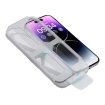 (fully automatic adhesive film) applicable apple 13 14 steel chemical film iphone12promax mobile phone film dust-free cabin 14plus anti-fingerprint new full cover anti-peep pm dust removal