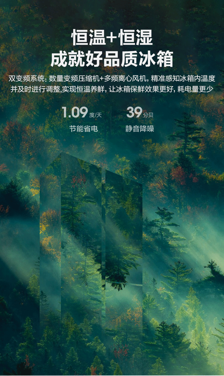 海信 变频 对开双开门电冰箱 398L 图10