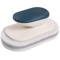 Kitchen cleaning brush pan with handle sponge block washing theorizer bathrooms bathtub tiles rub sponges to the Emperor and 1117