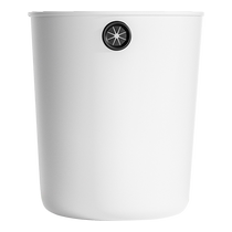 Household trash can 2024 new model without lid light luxury living room kitchen bathroom bedroom large capacity paper basket 723