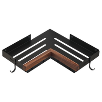 Walnut bathroom toilet storage rack without punching shower toilet sink corner storage rack 1081