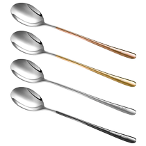 316 stainless steel spoon household high-end exquisite long-handled spoon Korean table spoon childrens eating spoon 1925