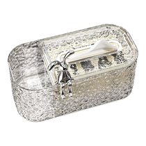 Tissue box living room high-end household desktop paper drawer coffee table storage box multi-function remote control paper drawer 1585