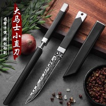 Damascus pattern fruit knife household knife sharp high hardness portable fruit knife outdoor knife 1789