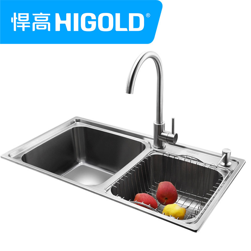 Купить Мойка двойная higold/защитил высокое раковина 304 раковина из ...