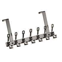 Door-back hook clothes hanger without punching door bedroom clothes hanger wall-mounted door-back storage rack 2110