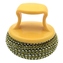 Brush-pan dishketer does not hurt the pan without hurting the hand cleaning ball with handle is not easy to drop the wire ball Real and 1117