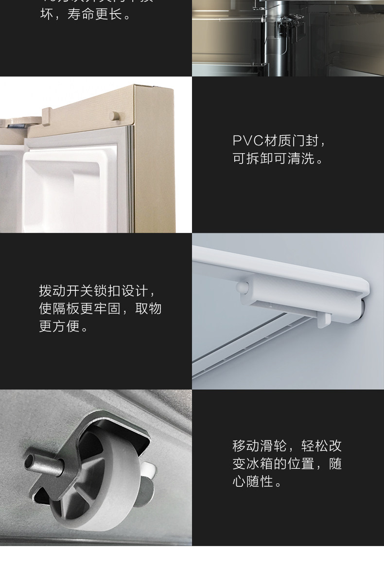 小米生态链品牌 云米 BCD-456WMSD 456升 风冷无霜 对开门大冰箱 图16