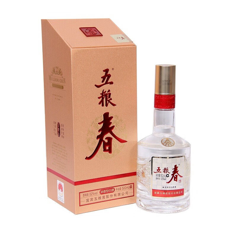 五粮液五粮春二代52度500ml 浓香型白酒🍸 优惠不停！-酒水-淘宝好物网