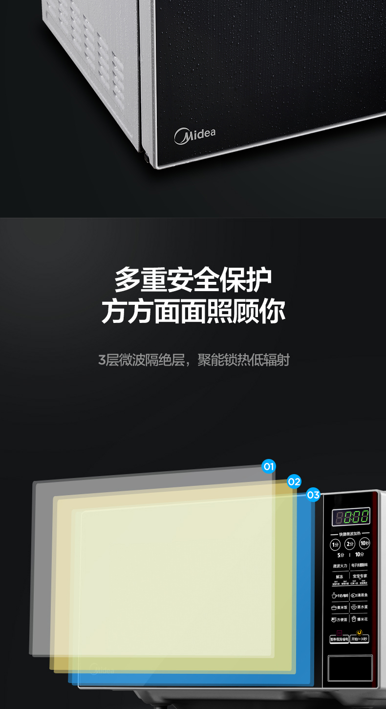 Midea 美的 M1-L202B 微波炉 图12
