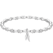 Chinese Gold Bamboo Sterling Silver Bracelet Girls Light Luxury Niche Bracelet 2023 New New Year Gift 3095