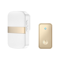 Doorbell Home Wireless Ultra Long Distance Personne âgée appelant Autotransmission électronique de contrôle à distance cloche de porte Dunk Porte de porte 1146