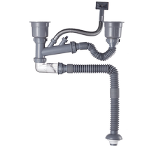 (Submarine 2327) Kitchen sink drain pipe sink sink accessories double sink sink drain pipe
