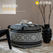 Tatami bedroom cushion ground short stool thickened floating window sill Nordic retro living room sofa sloth sitting pier 2461