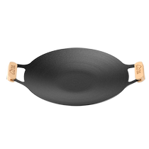 Outdoor camping barbecue plate Korean barbecue plate Teppanyaki household barbecue pot Maifan stone baking pan induction cooker 1391