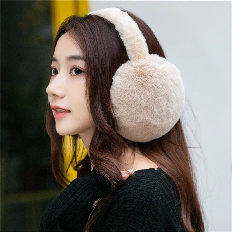 Foldable Plush Ear Hood Winter Lady Glint Anti-Chill Warm Ear Cover Students Antifreeze Ear Warm 2134A-Taobao