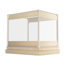 Mosquito net household 2023 new anti-fall childrens yurt bedroom installation-free baby bracket 202 full bottom 2121